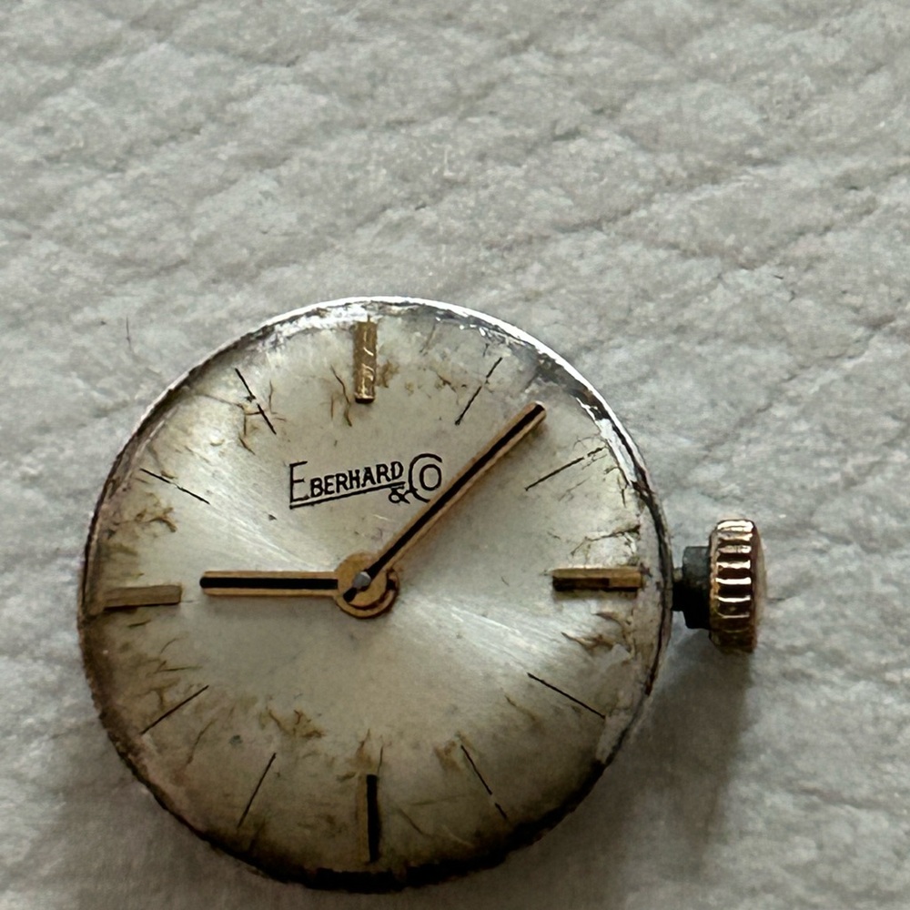Vintage eberhard Watch Face